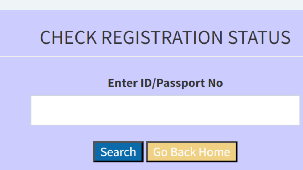 Registration Fees For A TSC number Application